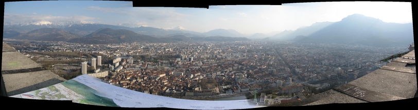 grenoble, from t'hill
