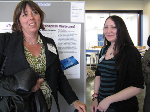 gillian arnold & one of the poster contest entrants